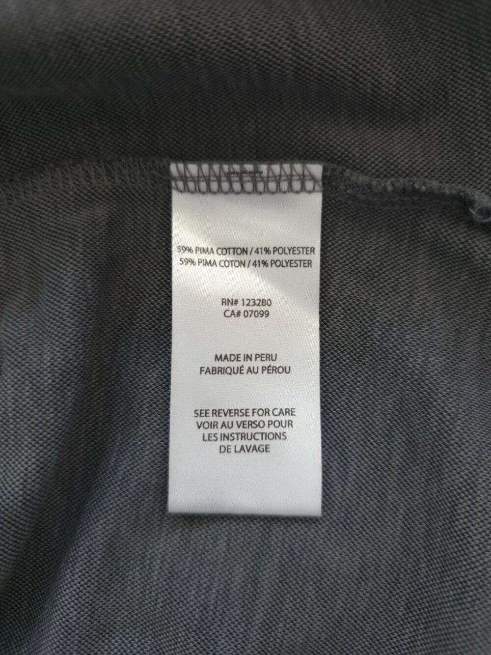 TravisMathew ENSENADA Golf Polo Shirt Pima Cotton Blend Heather Dark Gray XXL - Picture 5 of 6